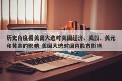 历史角度看美国大选对美国经济、美股、美元和黄金的影响-美国大选对国内股